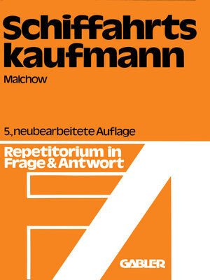 cover image of Schiffahrtskaufmann